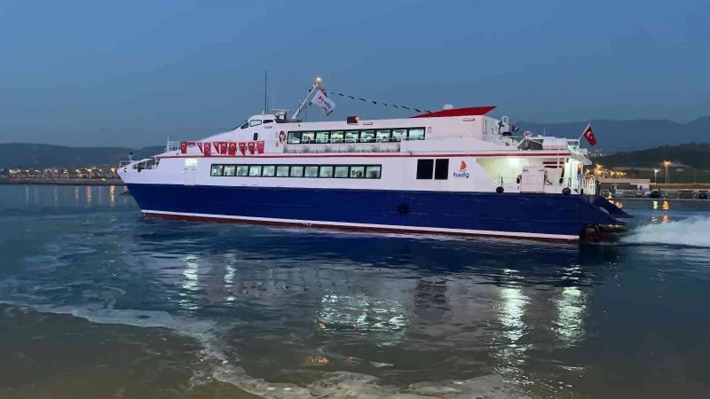 Hatay’dan KKTC’ye karşılıklı sefer yapacak deniz otobüsü HADO tanıtıldı