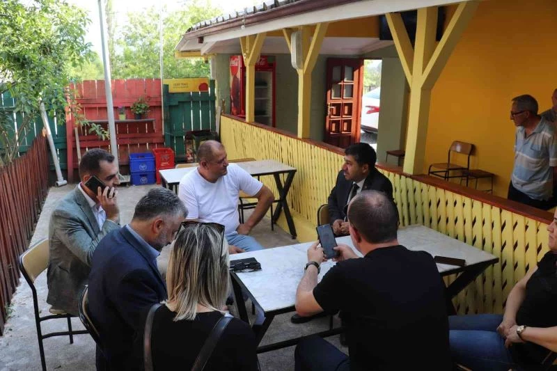 Konuralp bölgesindeki muhtarların talepleri dinledi
