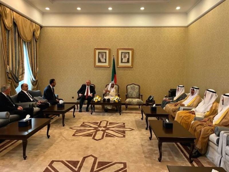 Kuveyt Veliaht Prensi Şeyh Al-Sabah, Yargıtay Birinci Başkanı Akarca ile görüştü
