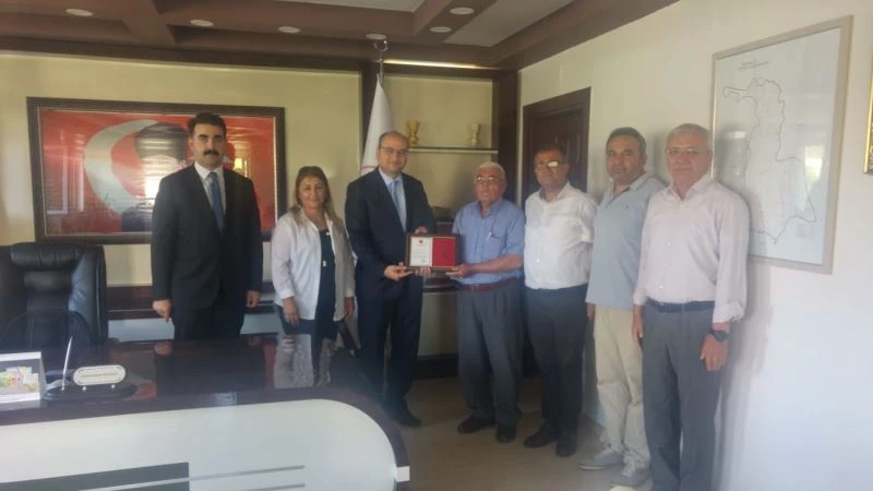 TSKGV bağışçısına bronz madalya ve berat takdim edildi
