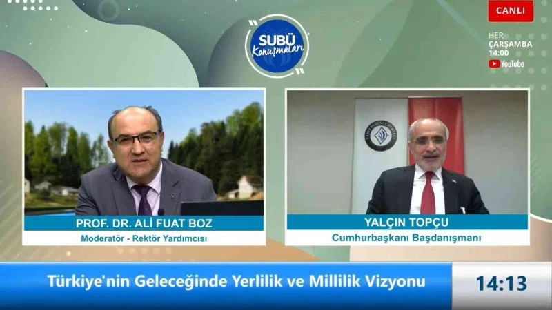 Cumhurbaşkanı Başdanışmanı Topçu: “Yerlilik ve millilik çağlar ötesi bir idealdir”
