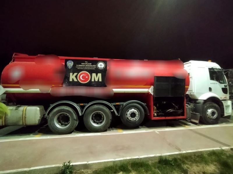Van’da 14 ton 400 litre karışımlı akaryakıt ele geçirildi
