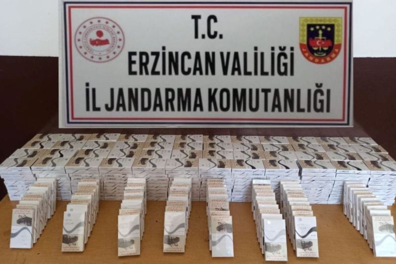 Erzincan’da 560 paket kaçak sigara ele geçirildi

