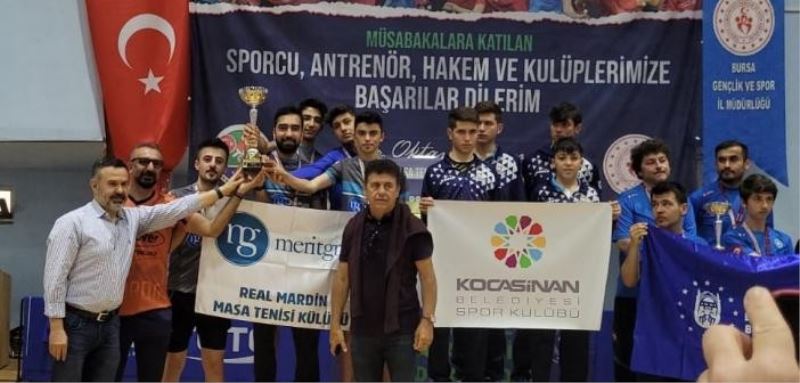 Masa tenisinde Mardin takımı Real Mardin 1. Lig’e yükseldi

