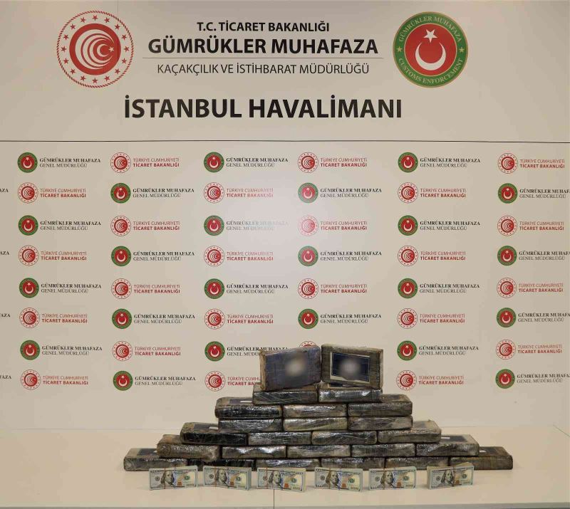 İstanbul Havalimanı’nda kilolarca kokain ele geçirildi
