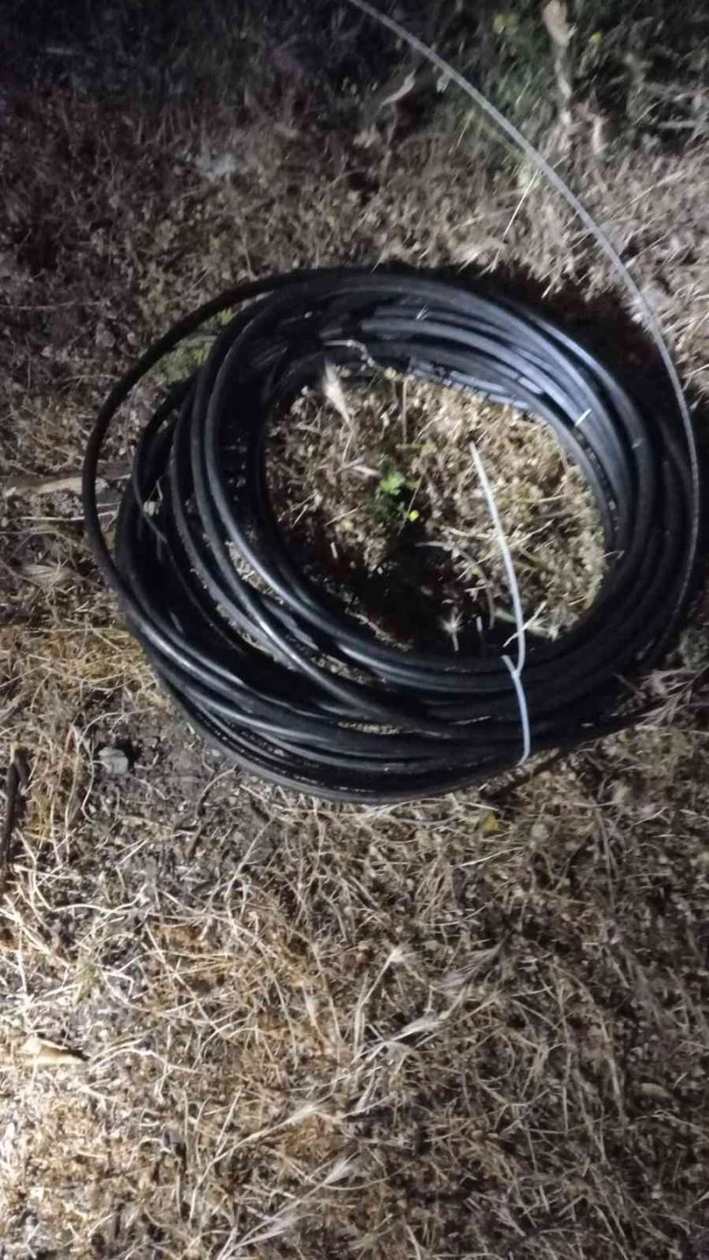 Köyceğiz Polisinden kablo hırsızlarını suçüstü yakaladı
