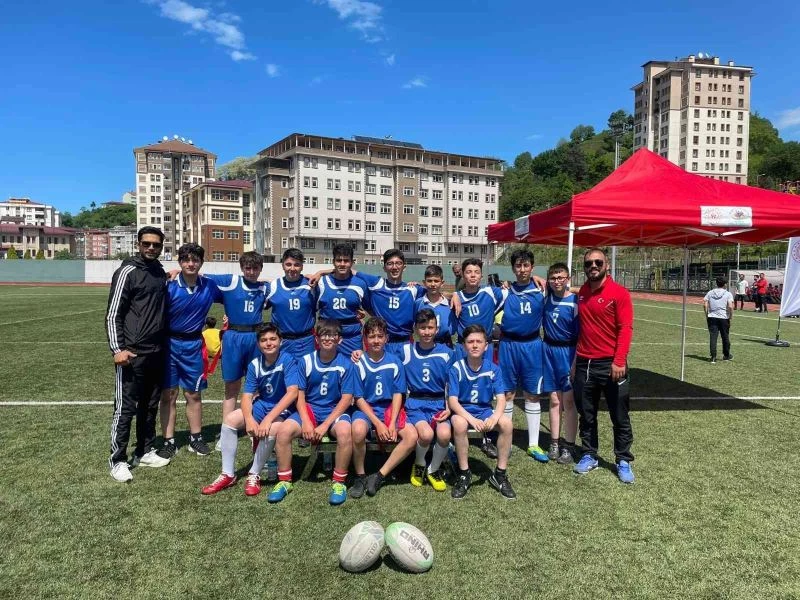 Kızılcahamam Çağatay Orta Okulu, Tag Ragbi müsabakalarında üçüncü oldu
