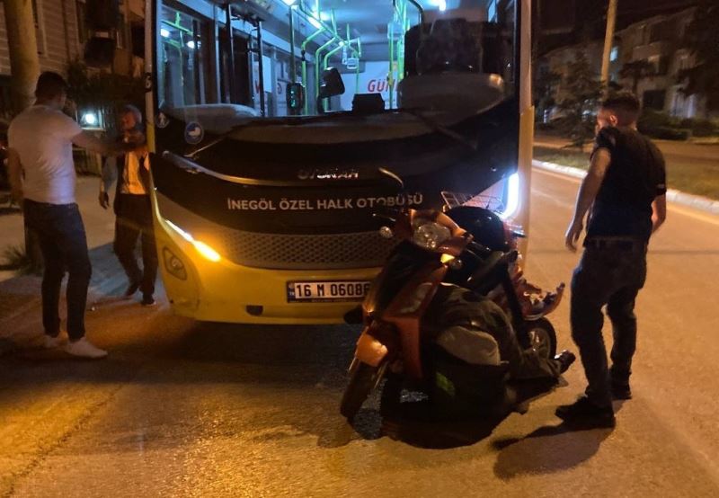 Halk otobüsünün çarptığı engelli bisiklet sürücüsü yaşam savaşı veriyor
