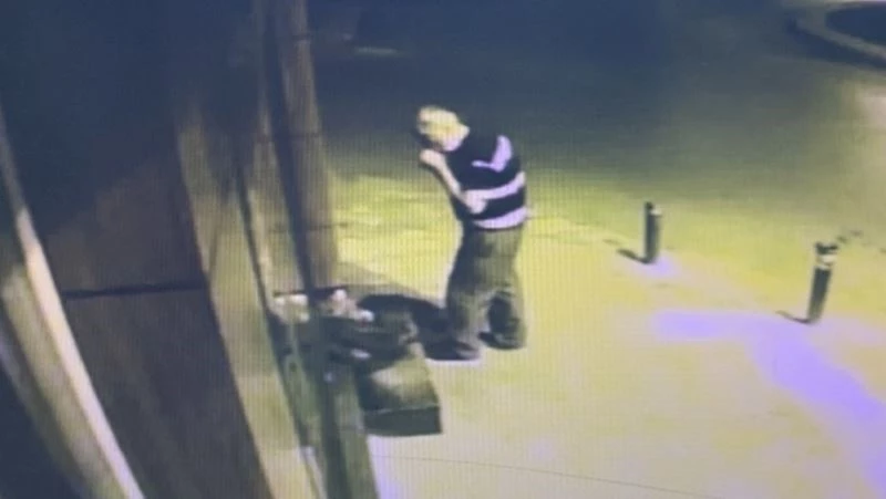 Tadına baktığı çileği beğenince kasasıyla birlikte çaldı: O anlar kamerada
