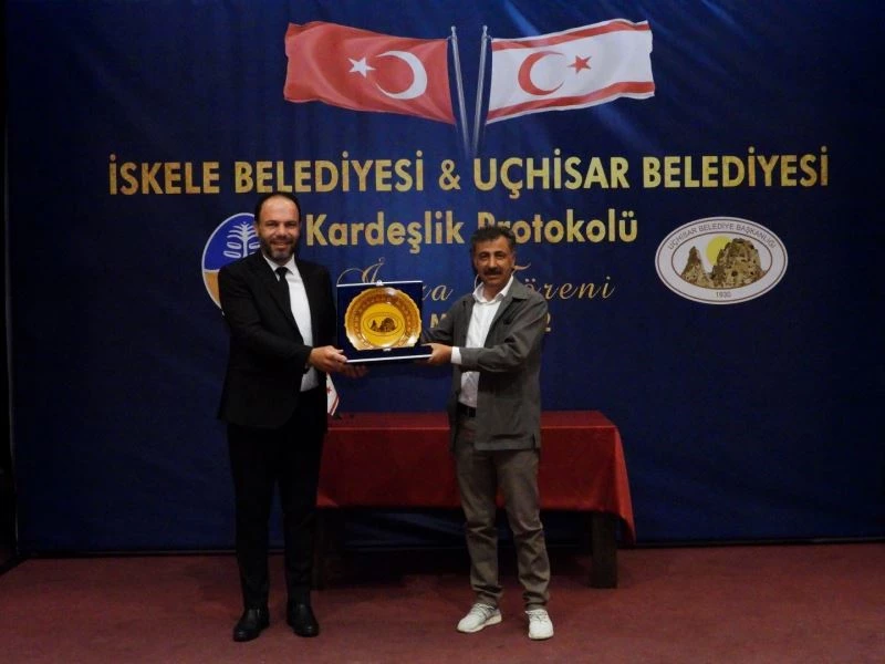 Uçhisar Belediyesi ile İskele Belediyesi kardeş oldu
