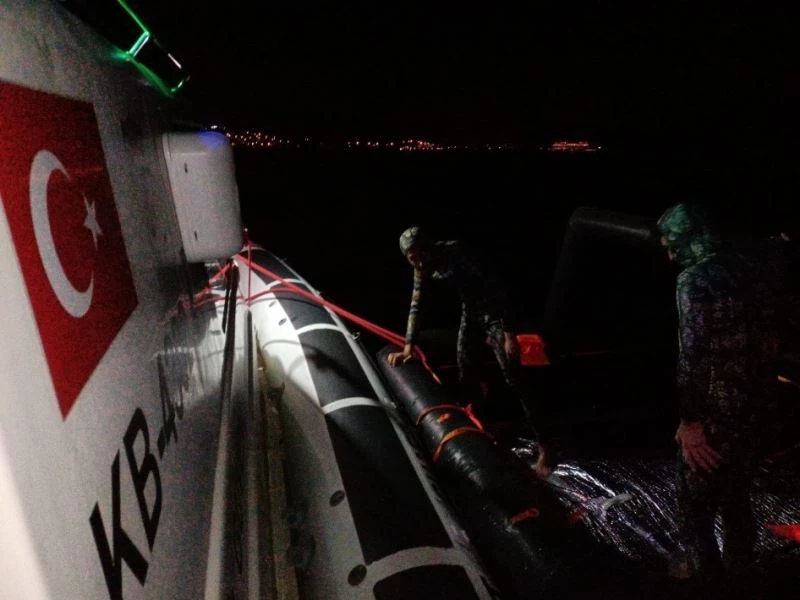 Can salı içerisindeki 2 düzensiz göçmen kurtarıldı
