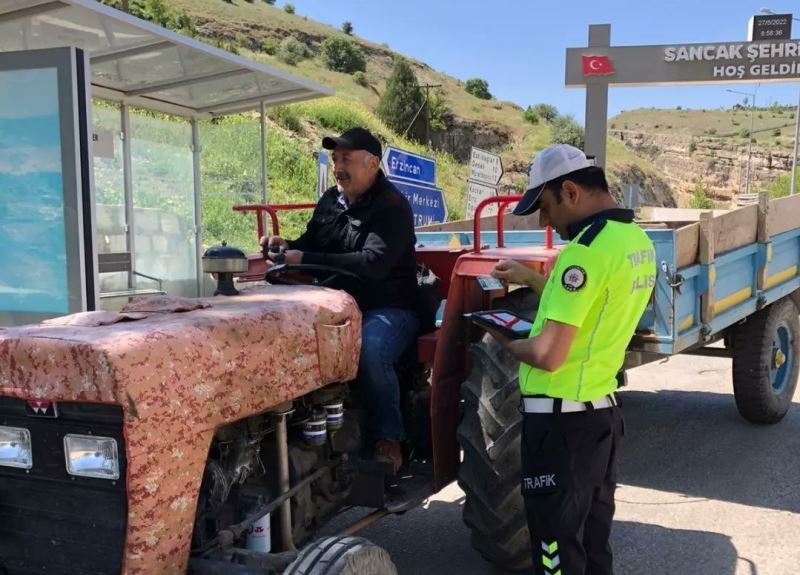 Kemah’ta asayiş ve trafik denetimi
