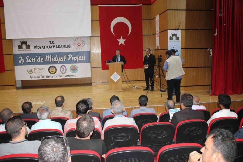 Midyat’ta “İş sende projesi” tanıtımı
