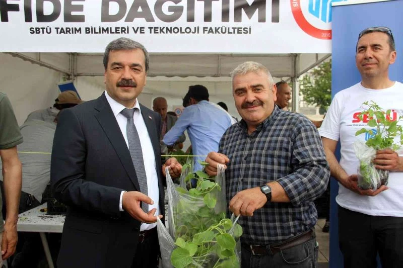 Üniversite, üretimde niteliği arttıracak 50 bin fide dağıttı
