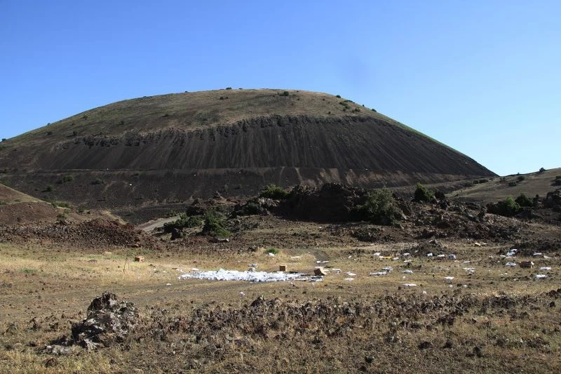 Jeopark alanında utandıran görüntü
