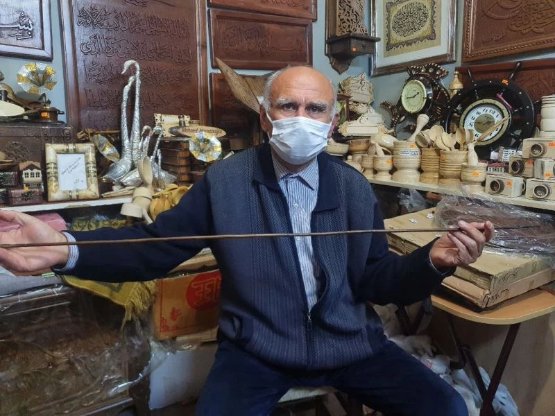 Oklu Caminin minaresinden çıkartılan ok yeniden yerine takıldı
