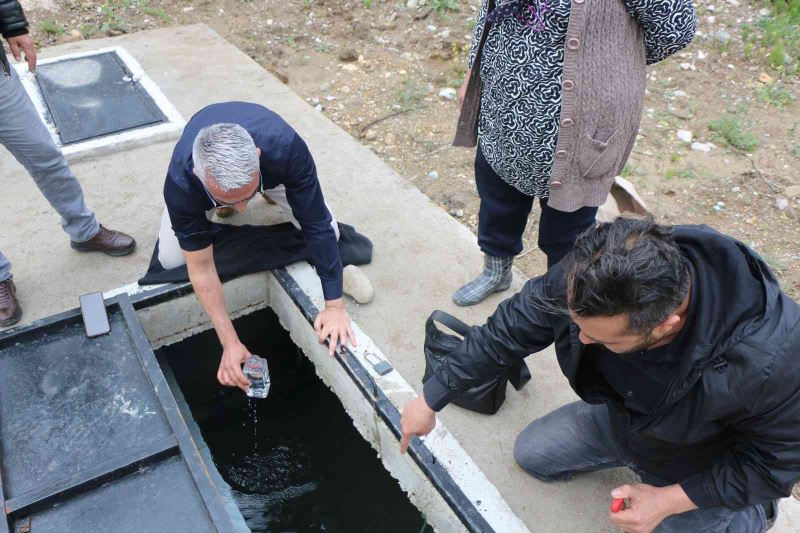 İki köyde ishal ve mide bulantısı şikayeti artınca içme suyundan numune alındı
