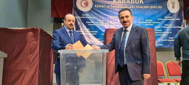 Karabük ESOB Başkanı Tümen, 6. kez güven tazeledi
