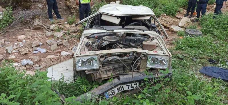 Muğlada trafik kazası 1 ölü, 1yaralı
