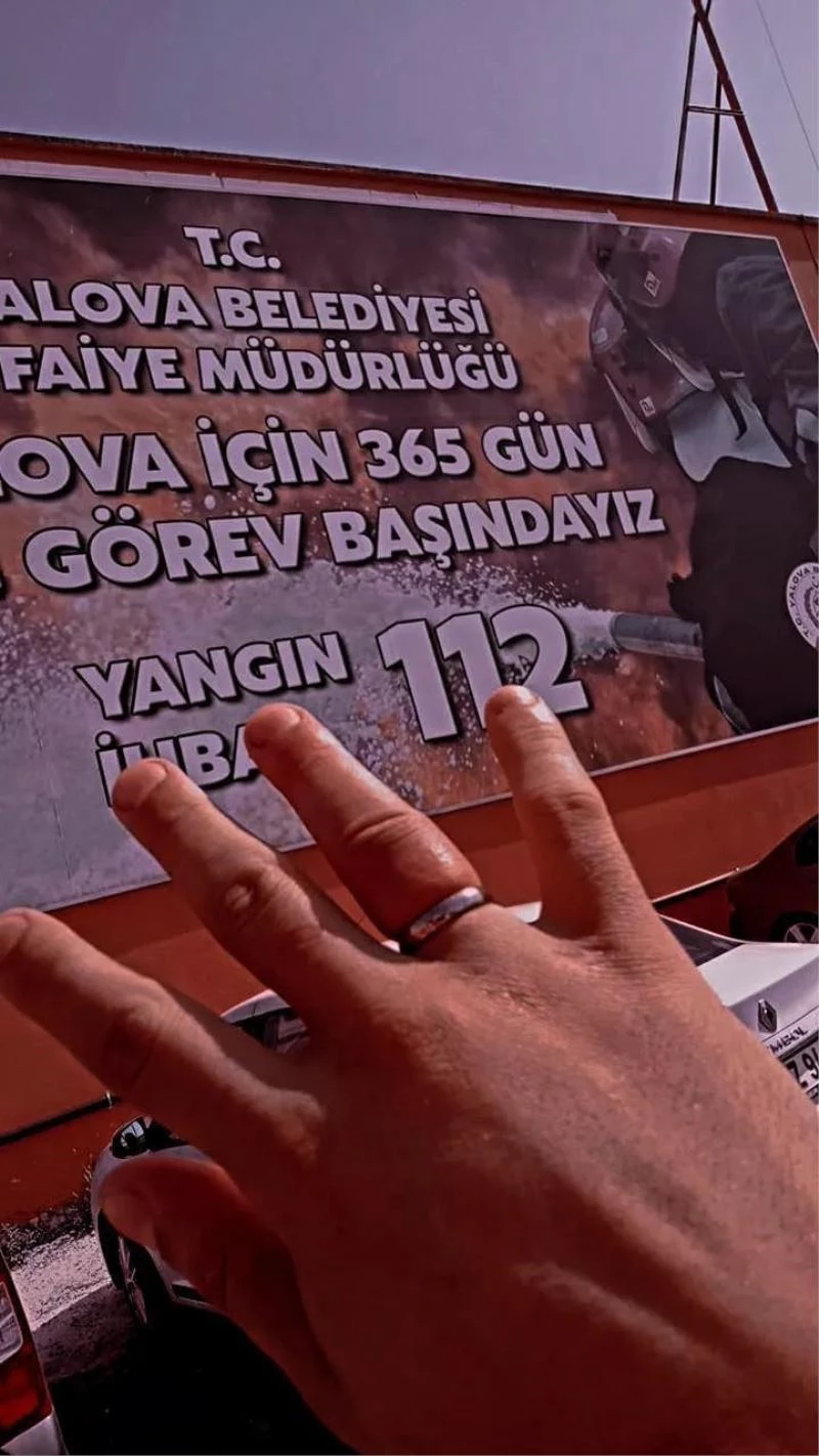 Yalova’da parmağa sıkışan yüzüğü itfaiye ekipleri çıkardı
