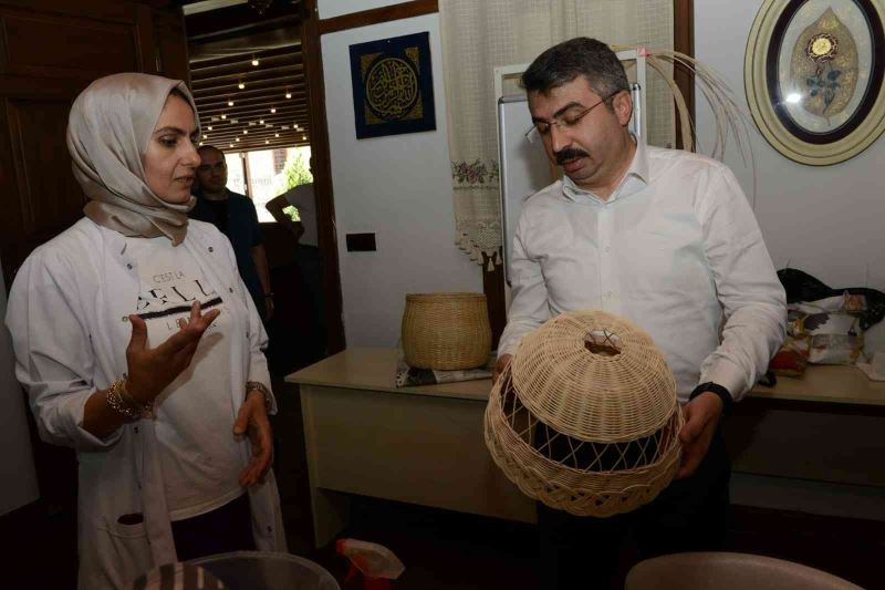 Başkan Yılmaz’dan el sanatlarına destek
