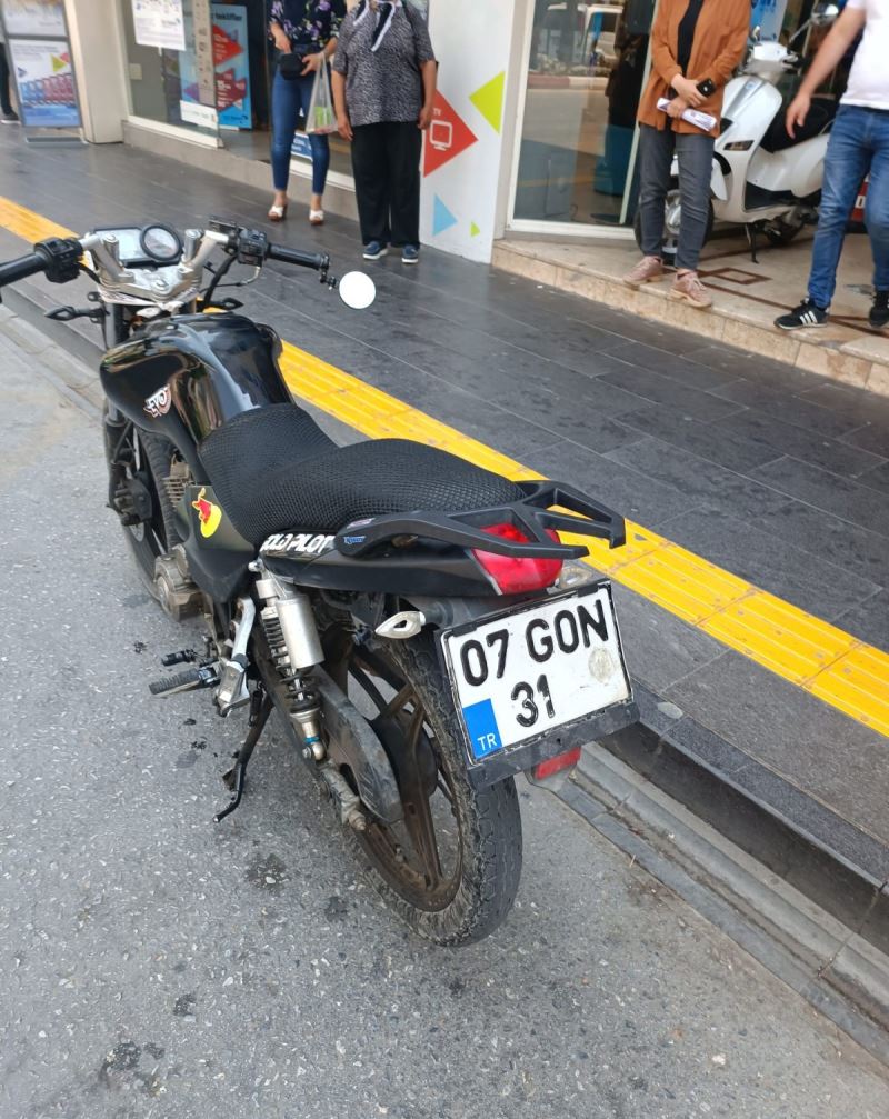 Motosiklet sürücüsü değil, trafik canavarı çıktı
