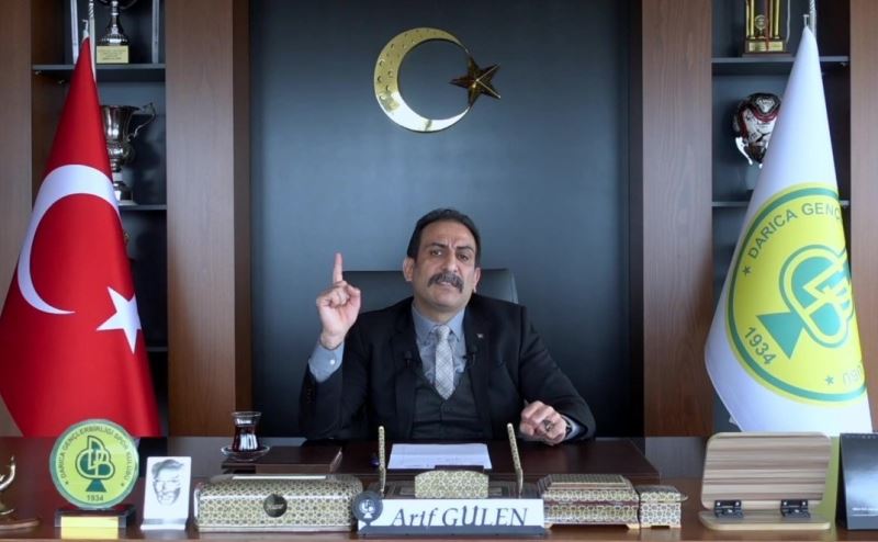 Darıca Gençlerbirliği Kulüp Başkanı Arif Gülen, ’Kayıplara karıştı’ iddiası üzerine açıklama yaptı
