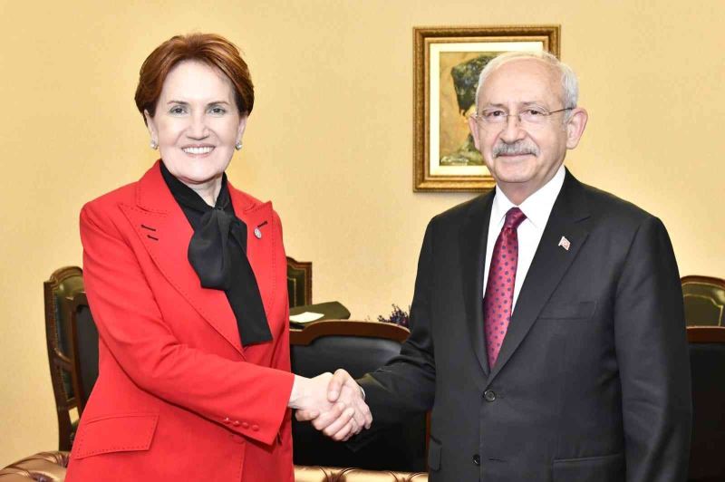 İYİ Parti Genel Başkanı Akşener’den CHP lideri Kılıçdaroğlu’na ziyaret
