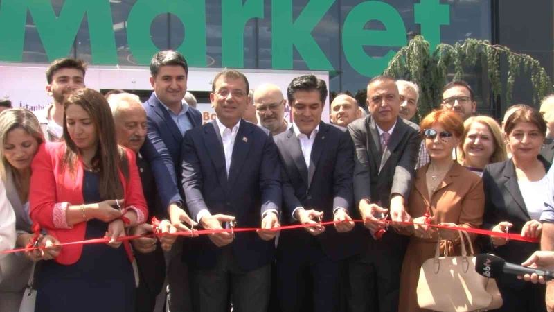 Ataşehir’de Bahçe Market, İBB Başkanı İmamoğlu’nun katılımıyla açıldı
