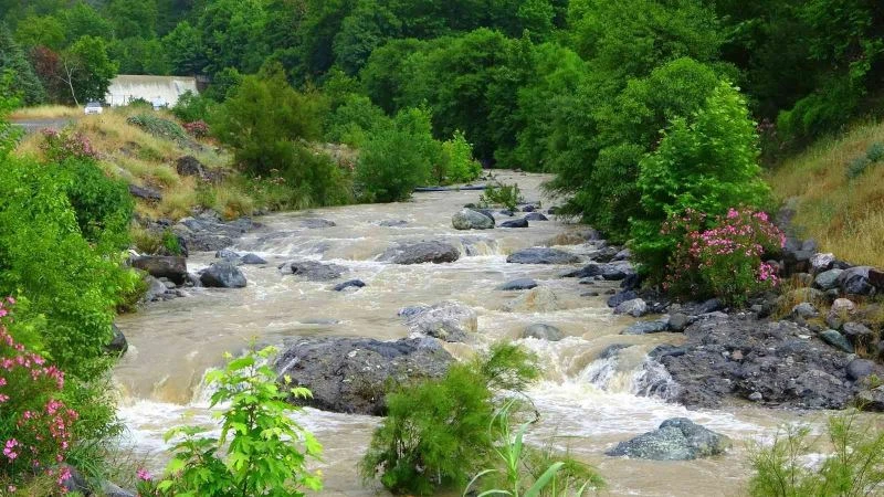 Sele teslim olan Osmaniye’de akarsuların debisi arttı