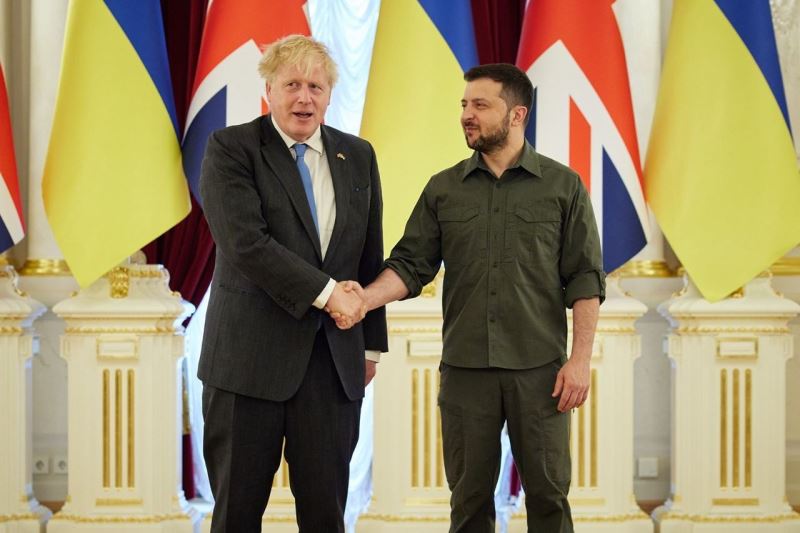 İngiltere Başbakanı Johnson’dan Kiev ziyareti
