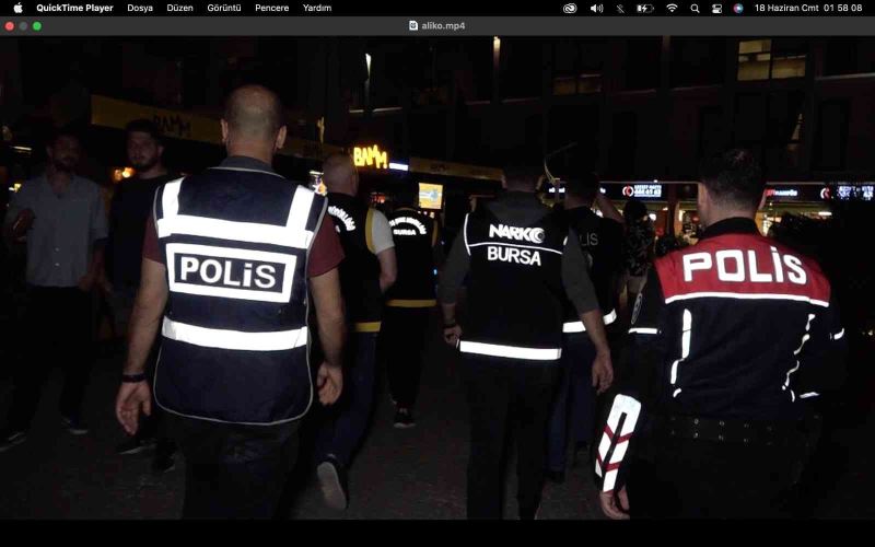 Bursa polisinden huzur denetimi; toplam 26 bin 166 lira cezai işlem uygulandı
