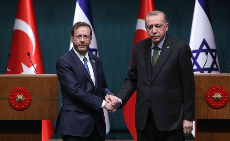 İsrail Cumhurbaşkanı Herzog’tan Cumhurbaşkanı Erdoğan’a teşekkür
