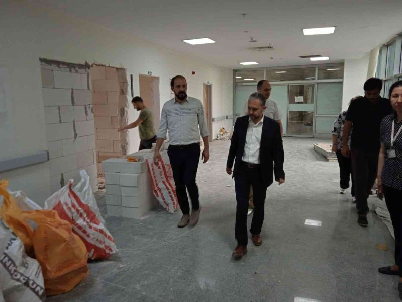 Düzce Atatürk Devlet Hastanesi’nin zemine yenileniyor
