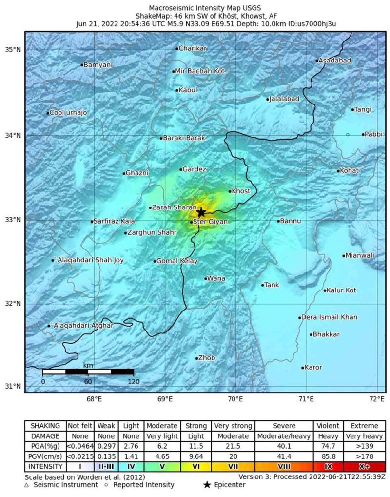 Afganistan’da 6.1 büyüklüğünde deprem: 280 ölü
