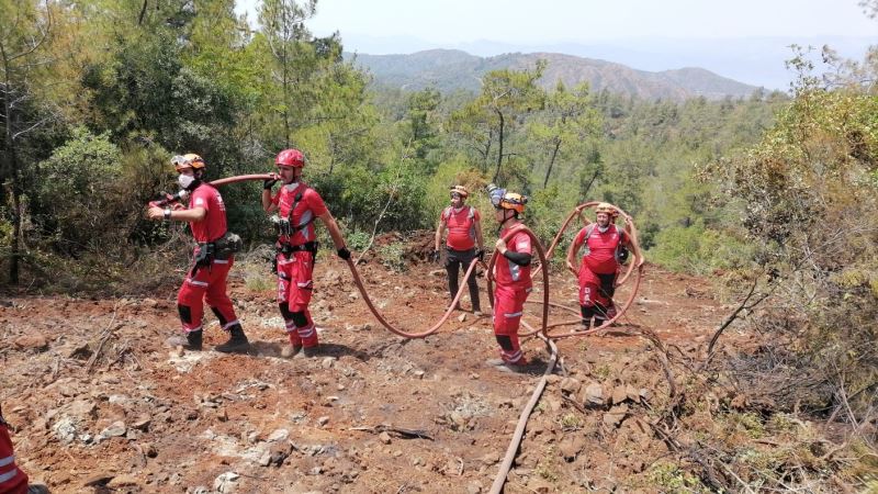 Eskişehir DAK ekibinden Marmaris yangınına destek
