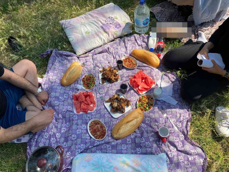 Piknikte ekmeği böldüklerinde hayatlarının şokunu yaşadılar
