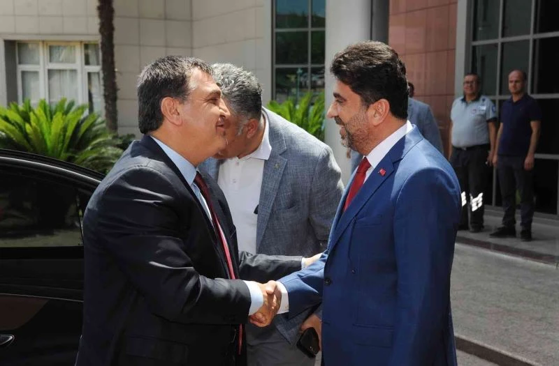 ADÜ Rektörü Aldemir, Dışişleri Bakan Yardımcısı ve AB Başkanı Kaymakcı’yı ağırladı
