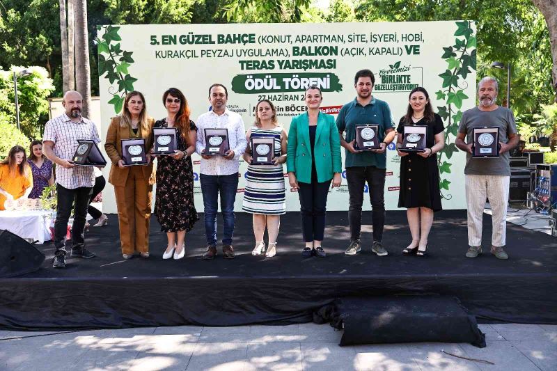 Kenti güzelleştiren bahçe ve balkonlara ödül
