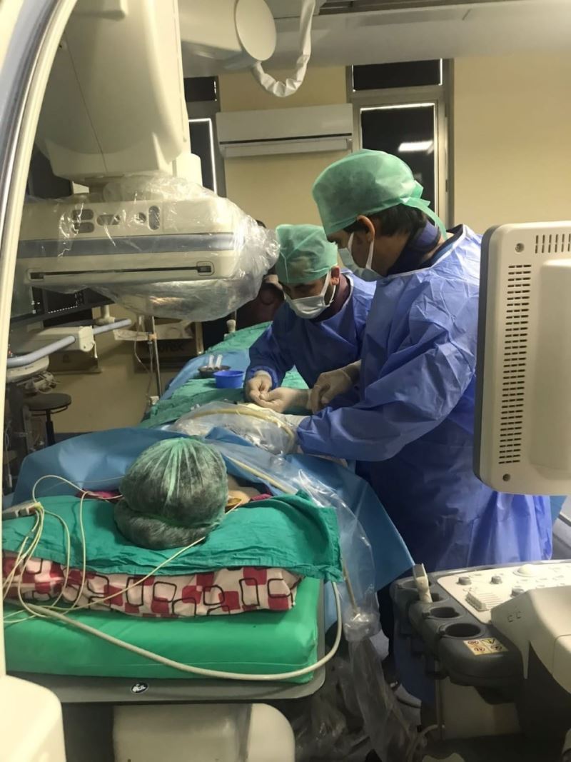 Karaman’da ilk kez çocuk hastaya anjiyo yapıldı
