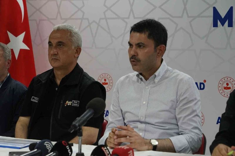 Çevre, Şehircilik ve İklim Değişikliği Bakanı Kurum: 