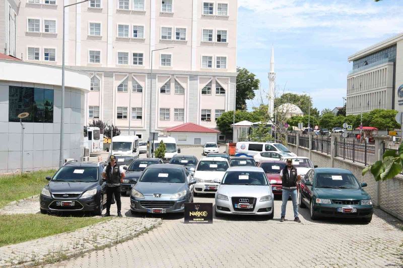 Uyuşturucudan tutuklanan 3 kişinin 14 aracına ve 3 milyonluk arazilerine el konuldu
