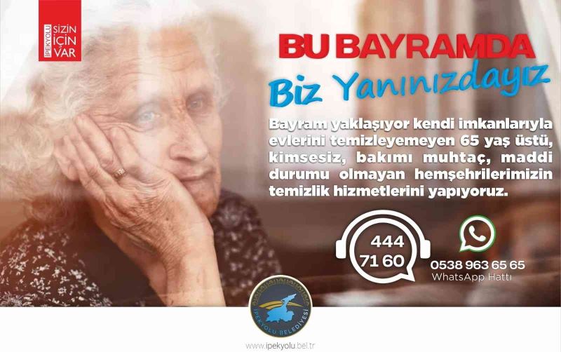 İpekyolu Belediyesinden “Bu bayramda yanınızdayız” hizmeti
