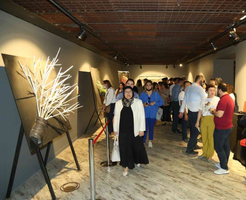 Sanayi atıklarından hayat bulan sanat eserleri Gaziantep’te sergileniyor

