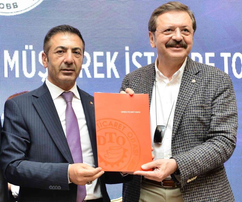 DTO Başkanı Erdoğan, Denizli iş dünyasının beklentilerini Hisarcıklıoğlu’na iletti
