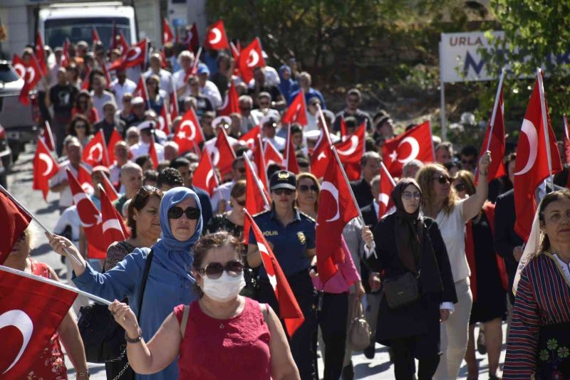 Atatürk’ün Urla’ya gelişinin 96. yıl dönümü coşku ile kutlandı
