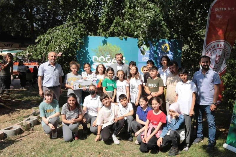 Gürsu’da çocukların doğayı koruyan hayalleri ödüllendirildi
