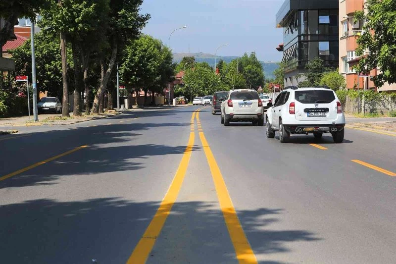 En yoğun şekilde kullanılan caddeler yeni görünümüne kavuştu
