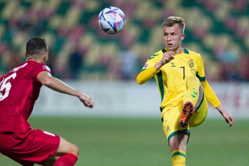 UEFA Uluslar C Ligi: Litvanya: 0 - Türkiye: 2 (İlk yarı)
