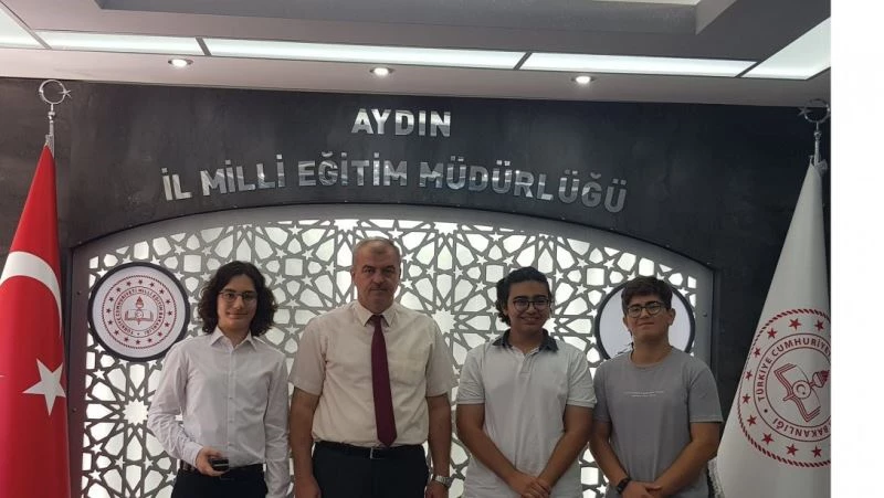 LGS Türkiye Şampiyonları, Milli Eğitim Müdürü Okumuş ile bir araya geldi
